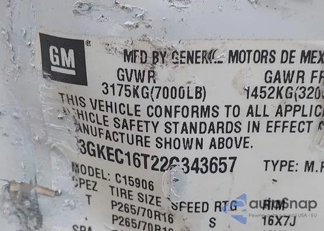 2002 GMC Yukon Xl 1500 Slt z USA, uszkodzony, nr VIN 3GKEC16T22G343657